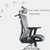 ZXNRTU Relax Comfortably Safe Ergonomic Office Chair High Back Mesh Computer Chair with Lumbar Support Adjustable Armrest, Backrest and Headrest