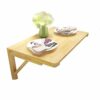 LXDZXY Household Wall-Mounted Computer Desk - Folding Drop-Leaf Dining Table, Wall-Mounted Workstation Space Saving Hanging Table for Study, Offi