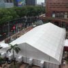 Thicken Tarpaulin Scaffolding Outdoor Rainproof Canvas Waterproof Sunscreen PVC Knife Scraping Parking Shed Pushpull shed Gazebo Gardening Shade