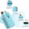 XLKJ 2 in 1 Mini Heat Sealer Machine Portable, Mini Portable Sealer for Food, Portable Sealing Machine for Snack Preservation and Food Storage