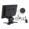 TOPRUI CCTV Monitor 7 Inch Small HDMI Monitor with VGA AV Port Raspberry pi 3 Display Screen Monitor, Tiny LCD Monitor- IPS 1024x600 -Build in Sp