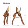 X-COTEC Garden Secateurs, Professional Pruning Shears with Sharp and Stainless Steel Blade, Garden Scissors, Anvil Secateurs Ergonomic Shape Gard
