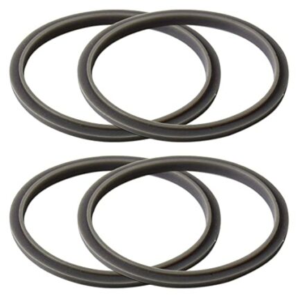 BAAQII 4pcs Rubber Gasket Juicer Seal Ring Parts for Nutri Bullet Nutribullet 900W Blender Gaskets