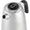 Salter EK5557 Lumie 1.7L Jug Kettle – Fast Boil, Auto-Shut Off and Boil Dry Sensor, Anti Limescale Filter for Easy Cleaning, Stainless Steel with