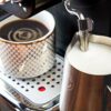Swan SK22110BN Retro Espresso Coffee Machine with Milk Frother, Steam Pressure Control, 1.2L Detachable Water Tank, 1100W, Retro Black