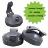 Blender Replacement Parts, 18oz/24oz Cups with Lip Ring, Flip-Top to-Go Lid,Stay Fresh Resealable Lids,Gaskets & Shock Pad Compatible with Nutrib
