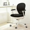 WALNUT Classic Office Desk Computer Chair - Adjustable, Swiveling, Soft Microfiber - (Color : A)