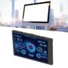 Zunate 3.5 Inch Computer CPU GPU Monitor, AIDA64 PC Sensor Panel Display, 3.5in Computer Temp CPU RAM Data Monitor, USB Type C Interface for Wind