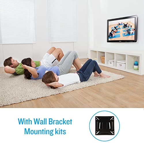 BHVNA 15 inch Multifunction LED Monitor Small TV with HDMI AV BNC VGA USB Input Support Surveillance Camera Display CCTV PC Monitor 1024x768 Buil