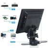 7 Inch Small Monitor, Raspberry Pi Monitor Built-in Speakers, Mini Monitor 1024 x 600, HDMI Monitor 60 Hz, 5ms, IPS Screen Display w/Remote Contr