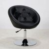 Straw Desk Chairs with Wheels/Armrests Modern PU Leather Office Chair Midback Adjustable Home Computer Executive Chair (Color : C)