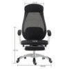 WALNUT Chairs,Mesh Office Chair Computer Desk Task Ergonomic Swivel Chair，Office Sedentary Chair Backrest Lift Can Be Lying (Color : D, Size : 11