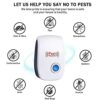 6 Packs Ultrasonic Pest Repeller, Electronic Pest Repellent Plug in Indoor Pest Control for Insect, Roach, Mice, Spider, Ant, Bug, Mosquito Repel