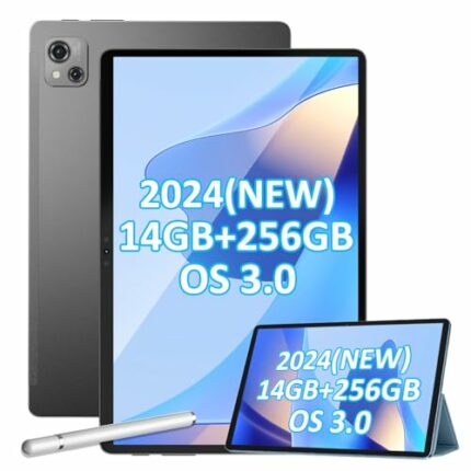 OSCAL 10 inch Tablet PAD13, Android 12 Tablets, 14+1256GB/1TB TF, 10.1 FHD+IPS 1920 * 1200, 4G Tablet with Dual SIM Card Slot, 2.4G/5G WIFI Table