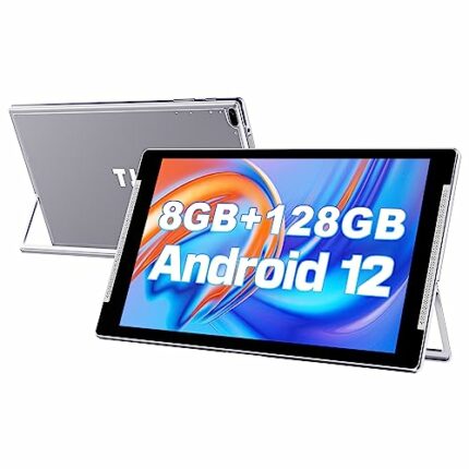 10 inch Tablet, Android 12 Tablets, 8GB RAM 128GB ROM(512GB Expandable), HD IPS Screen,2MP+8MP Dual Camera,Wi-Fi, Bluetooth 5.0, 6000mAh Battery,