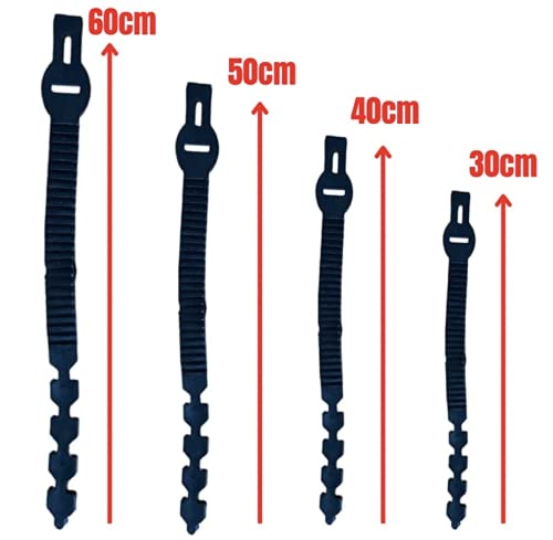 FIXINGS DIRECT Ultimate Super Soft Heavy Duty Plant Tie/Tree Tie - Multiple Sizes - (Adjustable Fitting) Weather Resistant & UV Stabilised (60cm