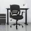 Mastery Mart Office Chair Base Replacement for Office/Desk/Swivel Chair with Cap, Universal Gas Cylinder Socket and Caster Sockets, 28"(70 cm) He