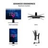 ViewSonic ELITE XG321UG 32-inch 4k 2160p Ultra HD IPS Gaming Monitor, 144Hz, Mini-LED, 3ms (GTG), Nvidia G-Sync Ultimate, Nvidia Reflex, Display