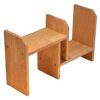 UpSoitech Storage Box Desktop Organizer Wooden Multi Layer Bookshelf Storage Shelve for books CD Rack book rack Bookcase for home furniture deskt