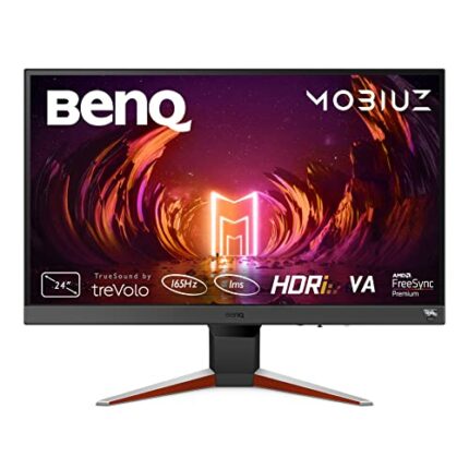 BenQ MOBIUZ EX240N 24“ FHD HDRi VA Gaming Monitor, 1920x1080, 165Hz (Supports 144Hz), 1ms MPRT, AMD FreeSync Premium, Built-in Speakers, Eye-care