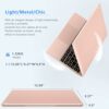 AOCWEI Laptop Computers Win 11, 14" 6GB RAM 256GB SSD Support 1TB SSD Expansion, 1920x1080 FHD Traditional Laptop, 2.4G+5G WiFi Bluetooth 4.2 Ful