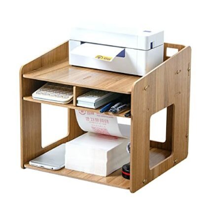 Simple Desktop Organizer Printer Stand Desktop Copier Small Printer Storage Rack Multifunctional Home Office And School Multifunctional Storage R
