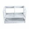 Table Bookcase, Mini Storage Cabinet, Small Bookcase, Desk Organizer for Small Bookcases, Small Bookcase for Home and Office, 30 x 21 x 40 cm