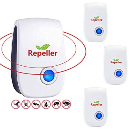 Ultrasonic Pest Repeller, Insect Repellent for Rodents, Spider Repellent,Insect Repellent,Powerful Mouse Repellent plug in Pest Control -Ideal fo