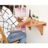 Folding Wall Mounted Table Kitchen | Wall Table Foldable | Fold Down Desk, Hanging Computer Laptop Desk for Home Office | Small Space Saving Floa