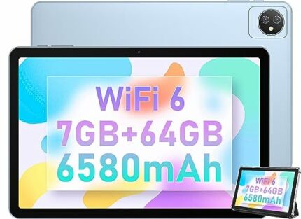 Blackview 10 Inch Tablet Tab8 WIFI Tablet, 7GB+64GB /1TB, Android 12 Tablets, WIFI 6, Google GMS Android Tablets, 13MP+8MP Camera, 6580mAh, 10W F