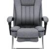 HJW Computer Chair Home Study Chair Fabric Office Chair Bow Chair Leisure Chair Office Chair Armchair