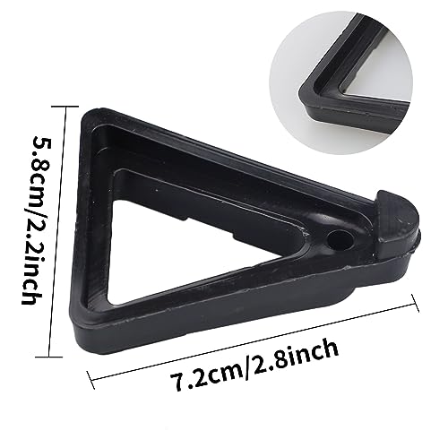 24 Pcs Pot Toes Plant Pot Feet Invisible Flower Pot Risers Potted Triangle Toes Potted Plant Stand for Indoor and Outdoor Pot Lifters Supports Pl