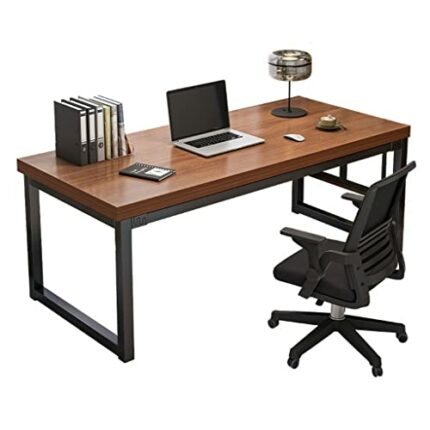 LEPSJGC Office desk office table home desktop computer desk workbench without chair (Color : D, Size : 180CM)