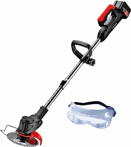 118VF 7500mah Portable Electric Grass Trimmer Handheld Lawn Mower Agricultural Household Cordless Weeder Garden Pruning Tool