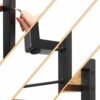 ELITEROO Dorm Desk Hutch, Wood Desk Bookshelf for Computer Desk, 2-Tier Desk Shelf Dorm with Pen Holder and Hooks, Classic Rustic Desk Top Shelf