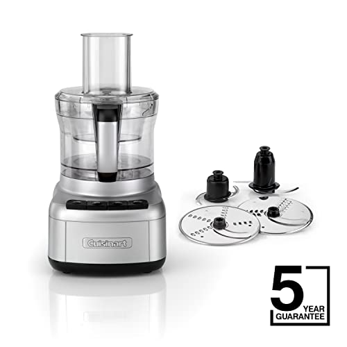 Cuisinart Easy Prep Pro | 2 Bowl Food Processor With 1.9L Capacity | Stainless Steel | FP8U, Silver