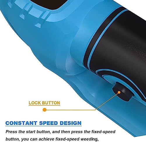 ELzEy Cordless String Trimmer/Edger Lawn Mower Household Small Portable Rechargeable Weeder Multifunctional Electric Lawn Mower