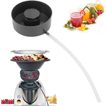 Steam Juicer for Thermomix Appliances, Reusable Juice Extractor with 13.8in Silicone Hose for Thermomix TM6, TM5, TM31, Extract Juice without Squ