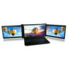 Zunate Triple Portable Monitor for Laptop, 15.4" Full HD 1080P IPS Display, Triple Screen for Laptop of 13.5-18.19, Compatible with Laptop, PC, P