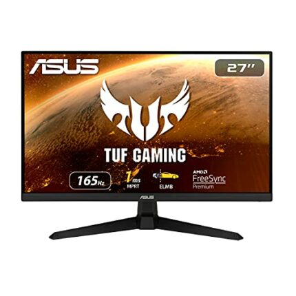 ASUS TUF Gaming VG277Q1A 27 inch 1ms Gaming Monitor - Full HD 1080p, 1ms Response, Built In Speakers, HDMI