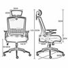 ygqbgy Study/Office Chair Gaming Seat Pc Gamer Chair Rotating Office Furniture with Handrails Mesh Chair