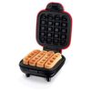 Candora Mini Waffle Stick Maker Non-Stick Coating for Afternoon Tea Dessert, Hash Browns, Paninis, Lunch, Snacks, or Other on The Go Breakfast Wa