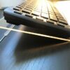 Computer Keyboard Stand, Clear Acrylic PC Keyboard Holder Stand Tilted Computer Keyboard Stand, Keyboard Riser for Ergonomic Easy Typing, Keyboar