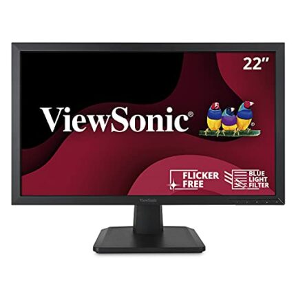 Viewsonic Value Series VA2252Sm 21.5" Black Full HD - PC flat panels (1980 x 1020 pixels, LED, Full HD, TFT, 1920 x 1080 (HD 1080), 3000:1)