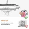 Assiduous Pasta Attachment for Kenwood Food Processors, 3-in-1 Pasta Roller Attachment, Stainless Steel Pasta Attachment for Kenwood, with Pasta