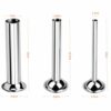 Winfred 3 Pieces Sausage Stuffer Tubes Stainless Steel Grinder Stuffer Tubes for Size 5 Meat Grinder Food Grinder