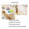 ZAKSEM Desk Perfect addition to Home Office/Laundry/Home Bar Small Folding Wall Table Fold Down Wall Mount Pink-70 50cm