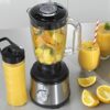Salter EK4294 4 in 1 Juice and Blender, Multifunctional Juicer/Grinder, 400 W, 2 Speed Settings, For Healthy Protein Smoothies, Juices, Veg, Fres