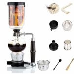 Vacuum Coffee Maker Syphon Coffee Maker Japanese Style Vacuum Glass Siphon Pot Percolators 1-3 Cups Siphon Coffee Maker (Syphon)