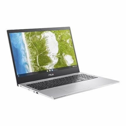 ASUS Chromebook CX1 (CX1500) 15.6" HD Laptop (Celeron N4500, 4 GB RAM, 64 GB eMMC, Chrome OS), Silver